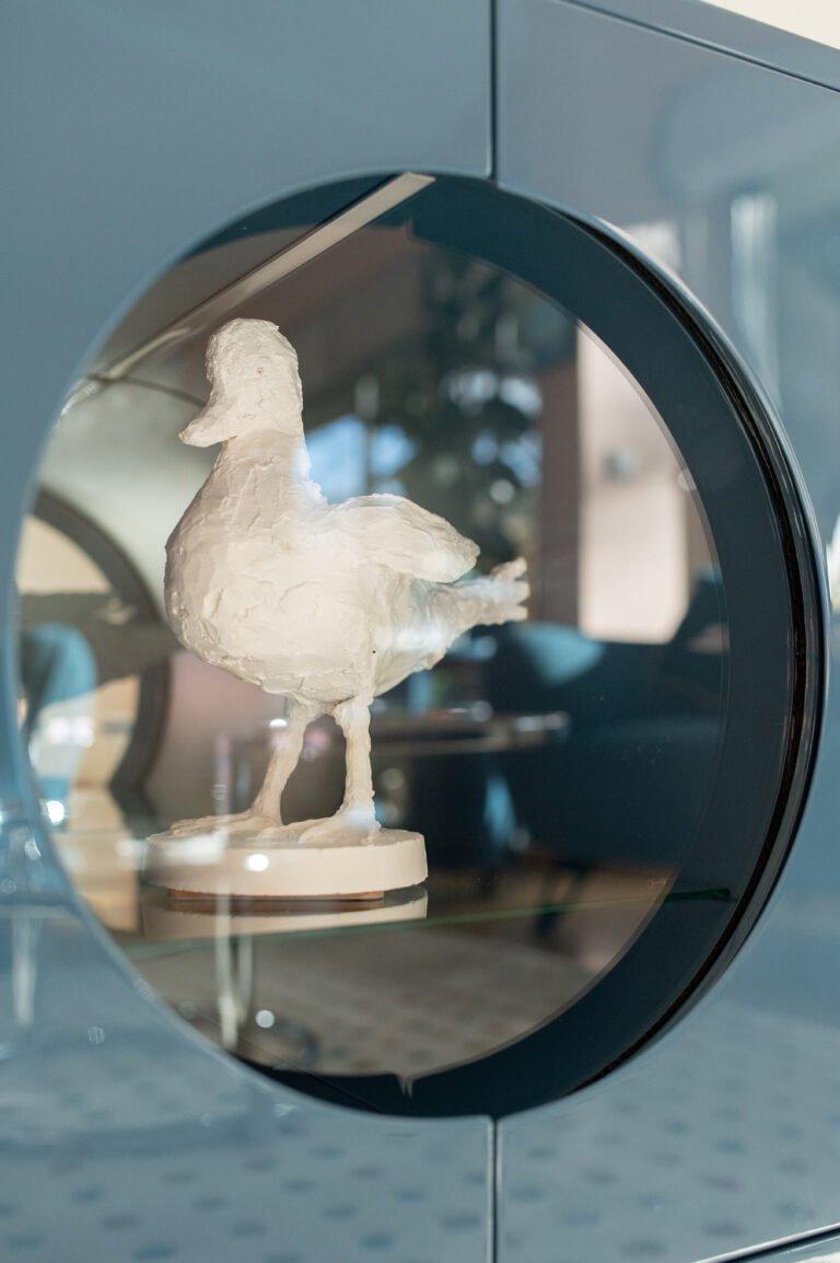 sculpture canard naif
